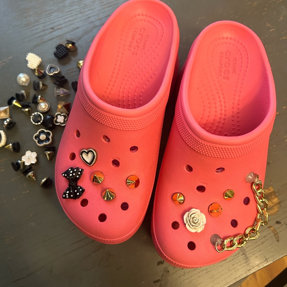 Crocs Siren platform pink